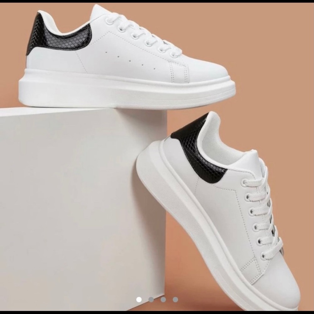 White sneakers